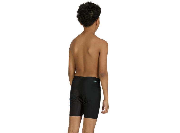 Demon Mid Jammer Badebukse jr 128cm Zoggs | Svart/Flerfarget | Ecolast 