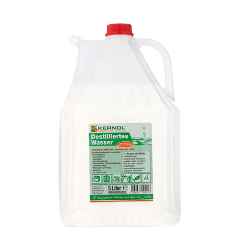 Destillert vann til bobler&#248;r 5 liter