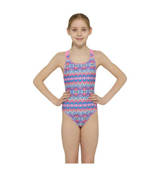 Festiva Flyback Badedrakt jr Zoggs | Flerfarget | Ecolast