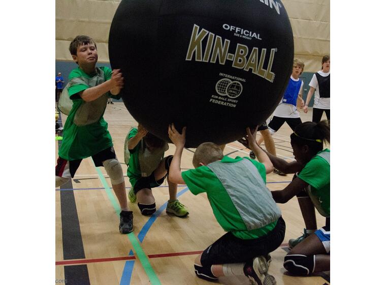 KIN-BALL® Sport 122 cm - svart Den offisielle KIN-BALL® 