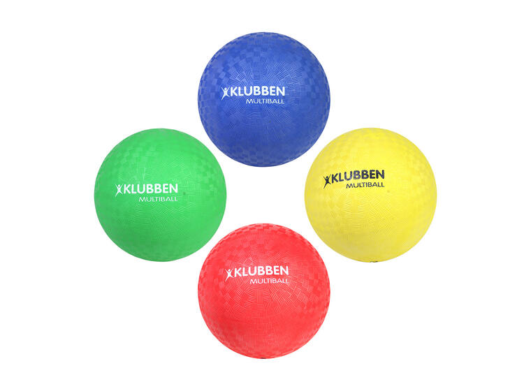 Klubben Multiball sett | 15 cm 4 ulike farger | 4 stk 