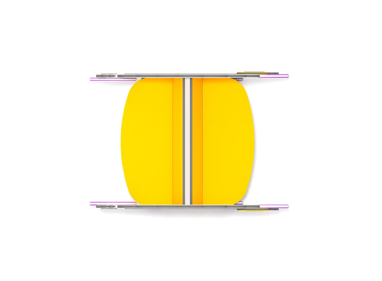 Lekeplassbenk Sau Benk av slitesterke HDPE plater 