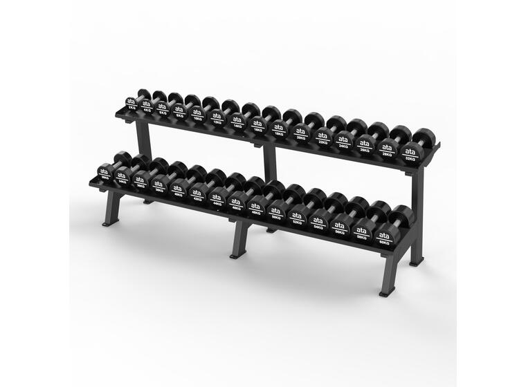 Manualstativ ata Dual 250x80x90 cm Stativ for manualer | Hantelstativ 