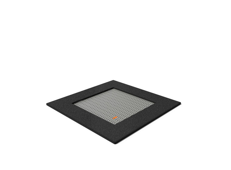 Nedfelt trampoline Buglo 160x160 cm Til offentlige lekeplasser 