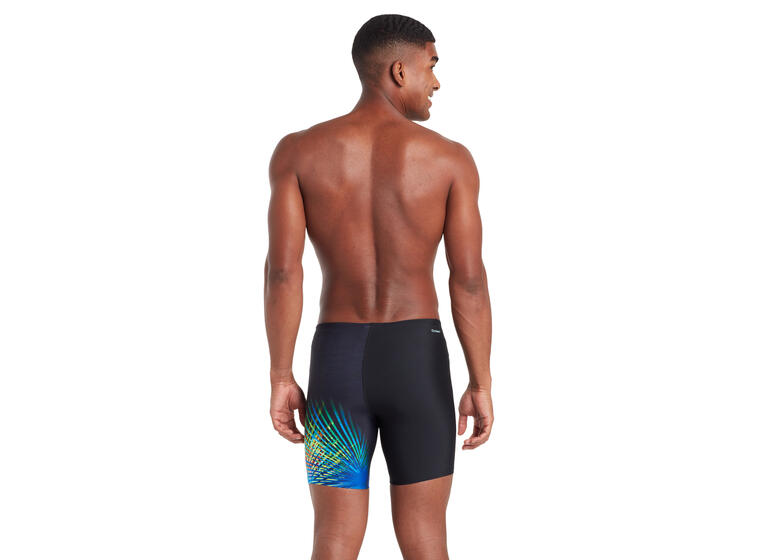Neon Vibe Jammer Badebukse 38 Zoggs | Svart/Flerfarget | Ecolast + 