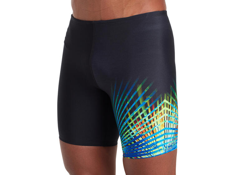 Neon Vibe Jammer Badebukse 38 Zoggs | Svart/Flerfarget | Ecolast + 