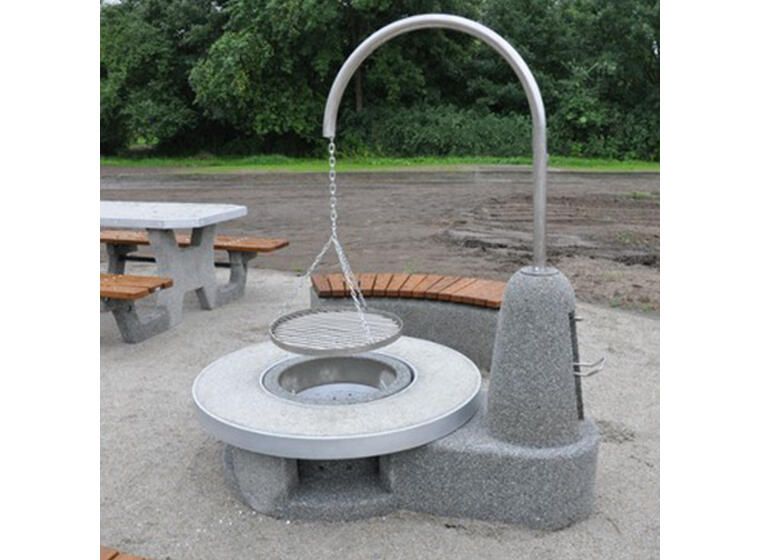 Parkgrill i betong Grill for offentlige steder 
