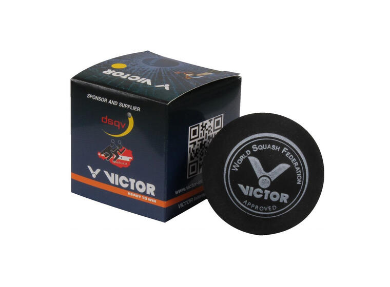 Squashball VICTOR Yellow 1 stk Allround | Klubbspillere 