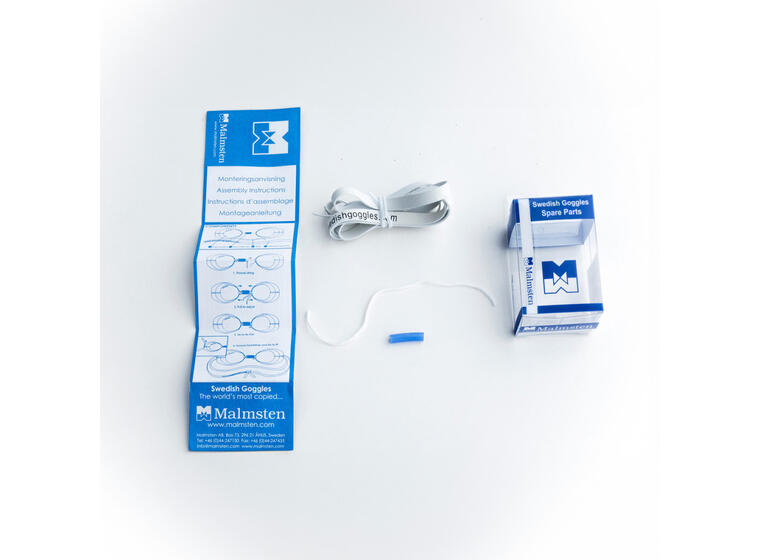 Tilbehør | Monterbar Svømmebrille Kit Nesebro | Tråd | Latexbånd 