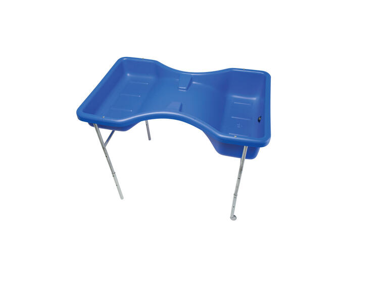 Vann- og sandbord Justerbar sandkasse med 2 hjul 