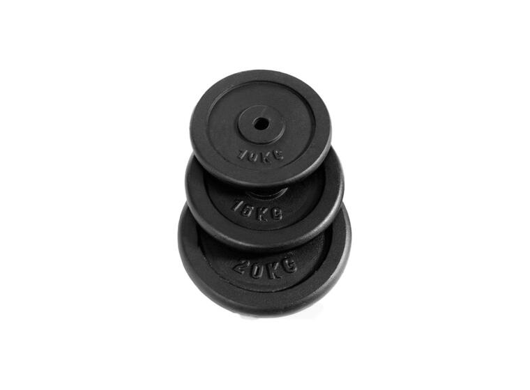 Vektskive jern 1,25 kg Hull: 25 mm 