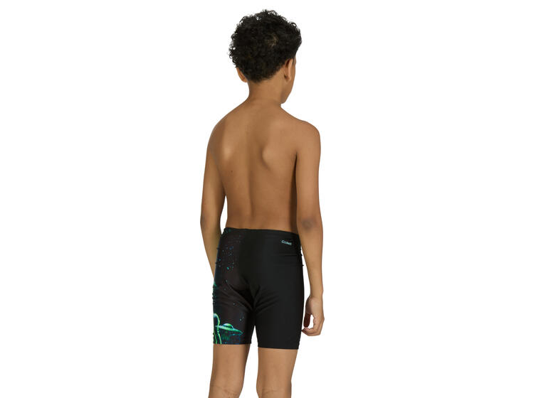 Xfile Mid Jammer Badebukse jr 116cm Zoggs | Svart/Flerfarget | Ecolast 