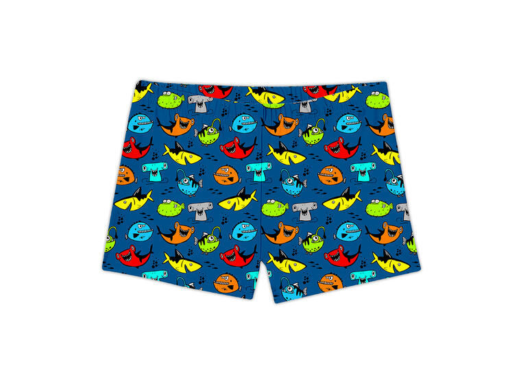 Aquatic Trunk Badebukse 128-134cm Slipstop | Flerfarget | Polyester 