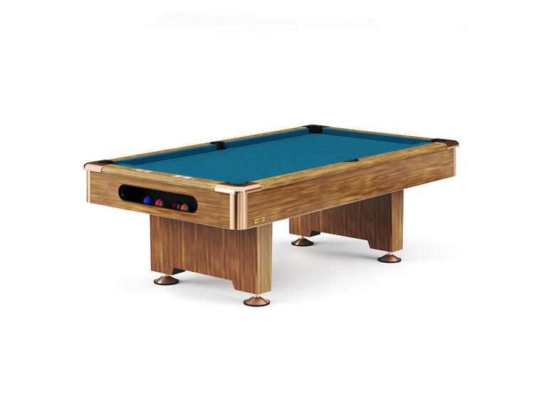 Biljardbord Club Pro Eik 7 fot Skifer Blå Simonis 860 duk 