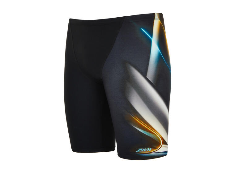Chromium Jett Jammer Badebukse 38 Zoggs | Svart/Flerfarget | Ecolast + 