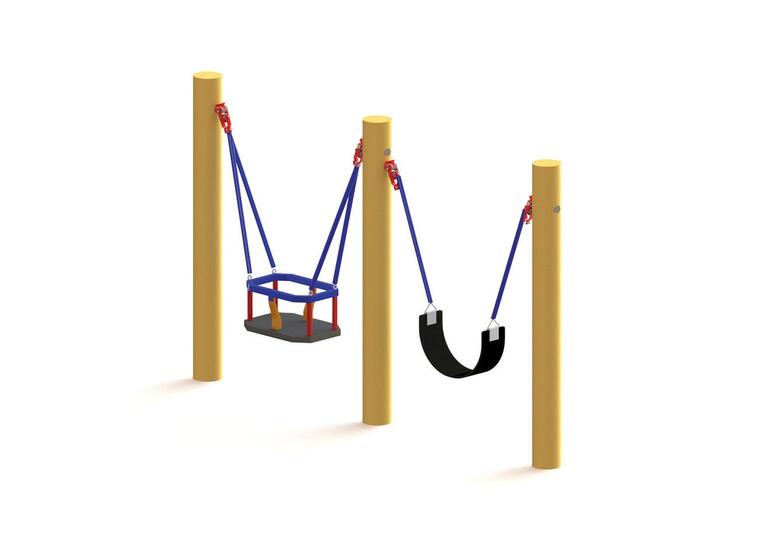 Huskestativ for små barn For 2 huskeseter 