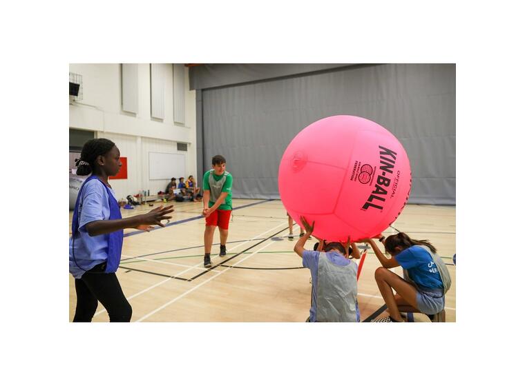 KIN-BALL® Sport 122 cm - rosa Den offisielle KIN-BALL® 