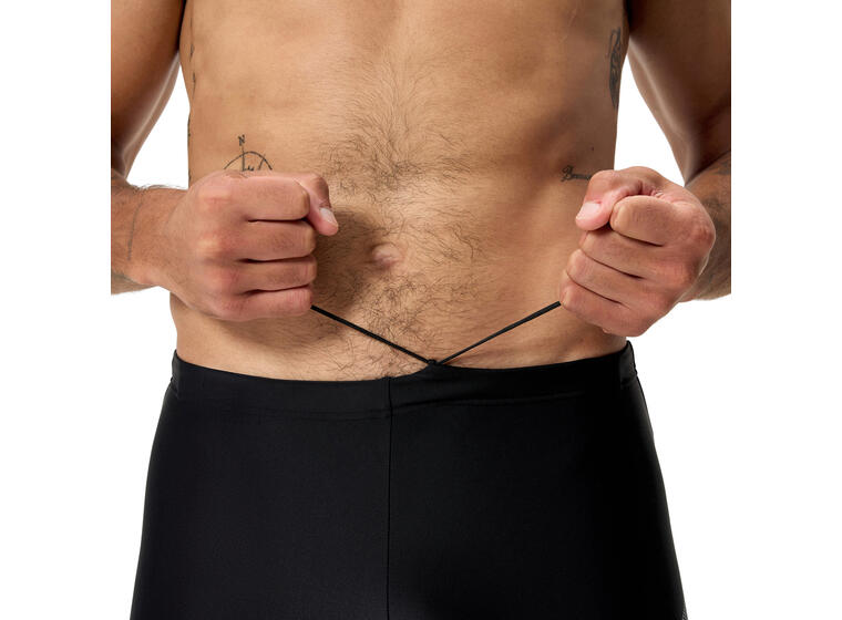 Medley Logo Jammer Badebukse 38 Speedo | Svart/Grå | Enduraflex 