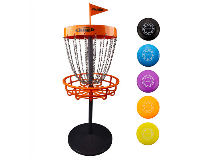 Mini Discgolfkurv Guru 70 cm | Inkludert 5 mini discer 