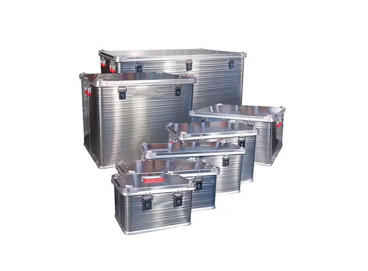 Oppbevaringskasse i aluminium 157 liter 782x585x412 mm 