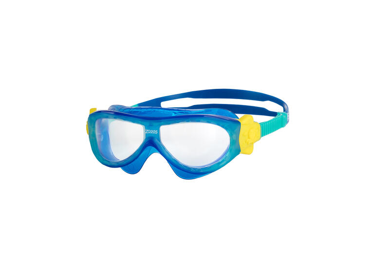 Phantom Kids Mask Svømmebrille barn Zoggs 2-6 år | Klar linse | Blå/turkis 