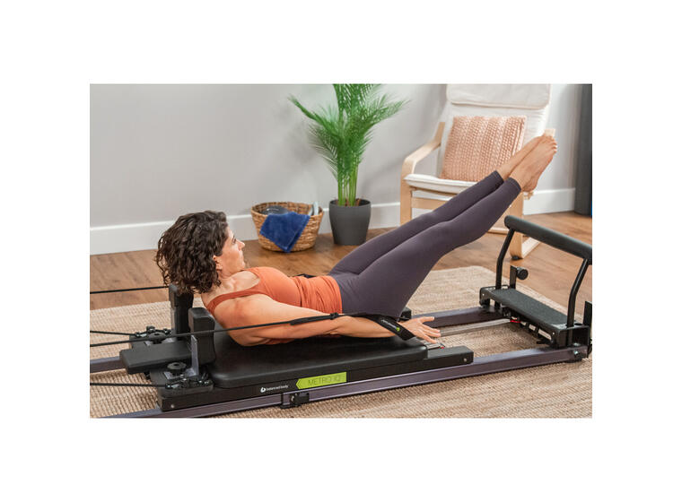 Pilates Reformer Metro IQ Horisontal Pilatesbenk for hjemmetrening 