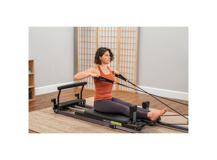 Pilates Reformer Metro IQ Horisontal Pilatesbenk for hjemmetrening 