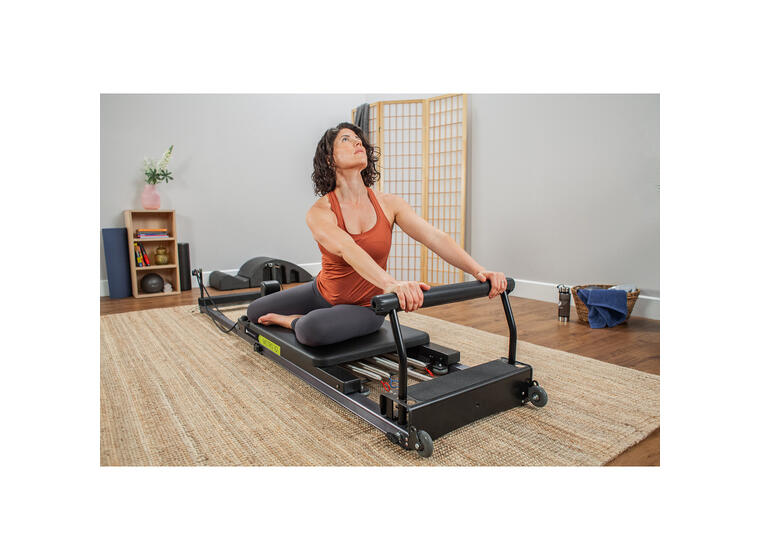 Pilates Reformer Metro IQ Horisontal Pilatesbenk for hjemmetrening 