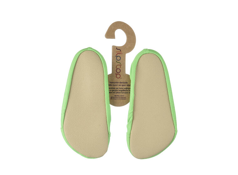 Slipstop Antisklisokker Neon Green Jr Allsidige gymsokker barn 