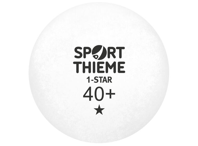 Sport-Thieme Ace bordtennisball 6 stk. | Hvit | Trening 