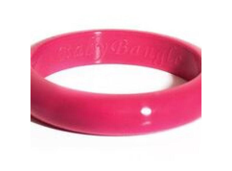 Tyggesmykke armring rosa For barn og voksne 