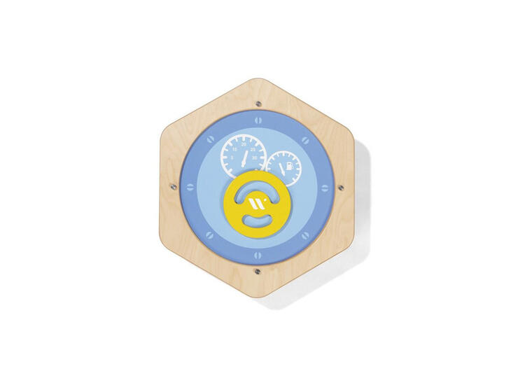 Veggpanel Hexagon Ratt 48 x 54 x 7 cm 