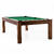 Biljardbord Ambiente II 8 fot Skifer Eplegrønn Simonis 860 duk 