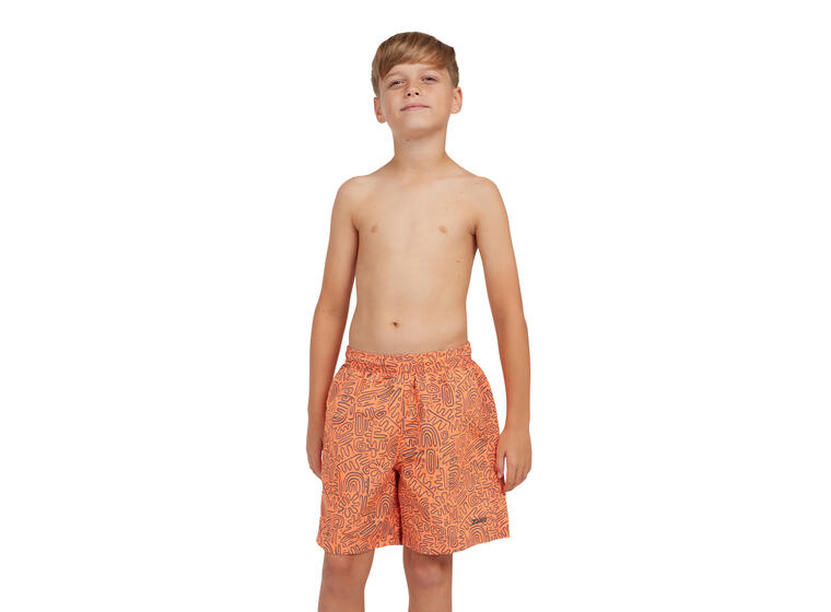 Dakar 15 Badebukse jr 140cm Zoggs | Oransje/Flerfarget | Ecodura 