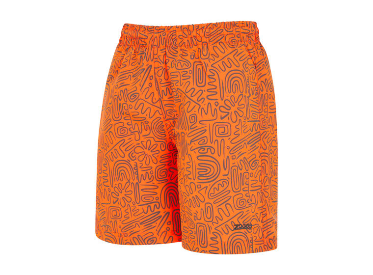 Dakar 15 Badebukse jr 140cm Zoggs | Oransje/Flerfarget | Ecodura 