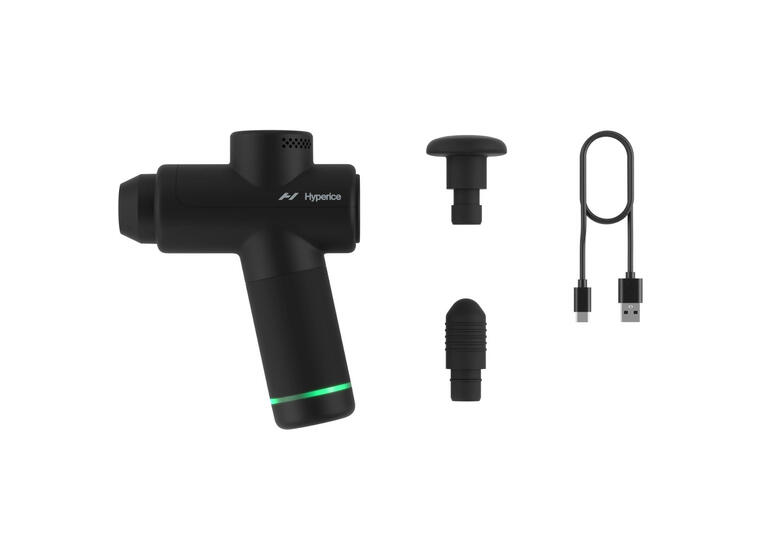 Massasjepistol Hyperice Hypervolt GO 2 680 g | 40W | svart | 2 massasjehoder 