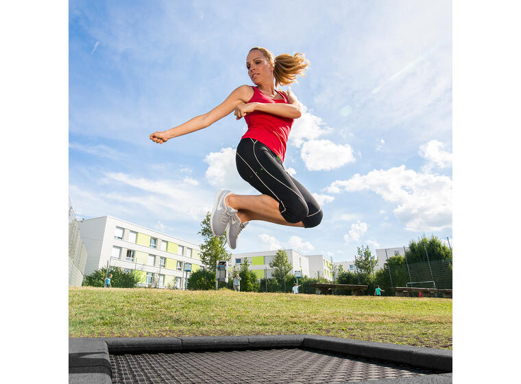Nedfelt trampoline Playground Fit Til offentlige steder 