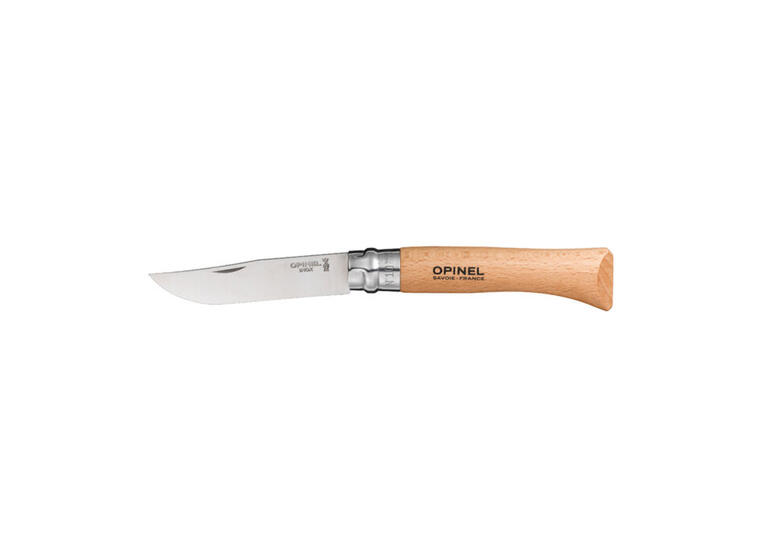 Opinel N°10 Stainless Steel Foldekniv Flerbrukskniv for tur og hverdag 