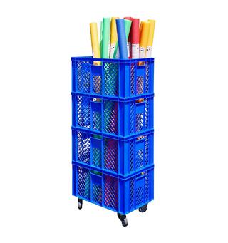 Oppbevaringsvogn 60x40x106 For flytepinner, pool noodles