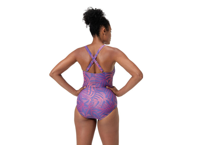 Printed V Neck Shaping Badedrakt 38 Speedo | Flerfarget | BodyFit Rec 