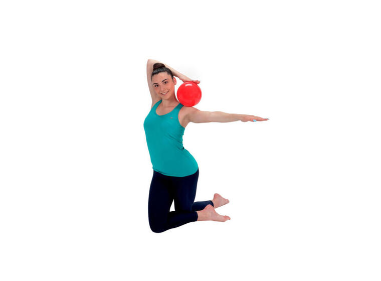 RG Ball Ritmic 18,5 cm | 280 gr | Rød Treningsball til rytmisk gymnastikk 