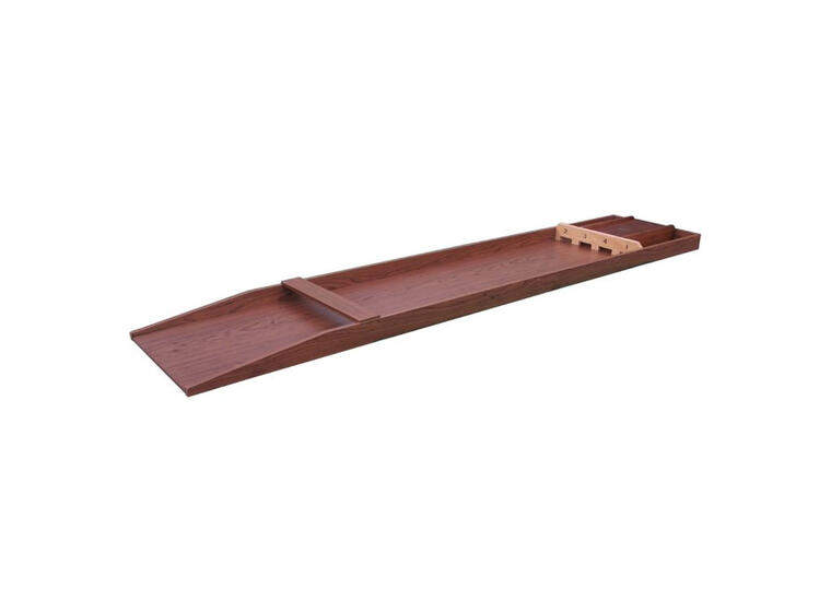 Shuffleboard Big Numbers 200 x 41 x 4,5 cm | Brikker inkludert 