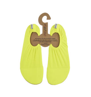 Slipstop Antisklisokker Neon Yellow Allsidige gymsokker voksen