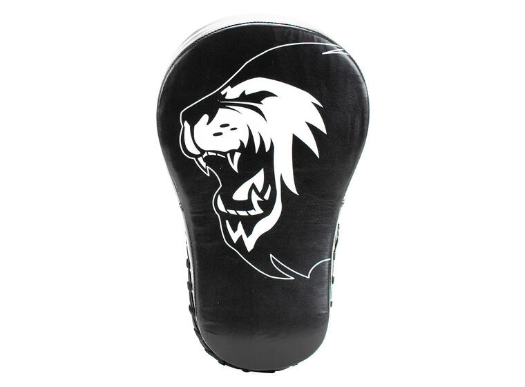 Super Pro Long Curved Punch Pads 1 par treningspads | svart/ hvit 