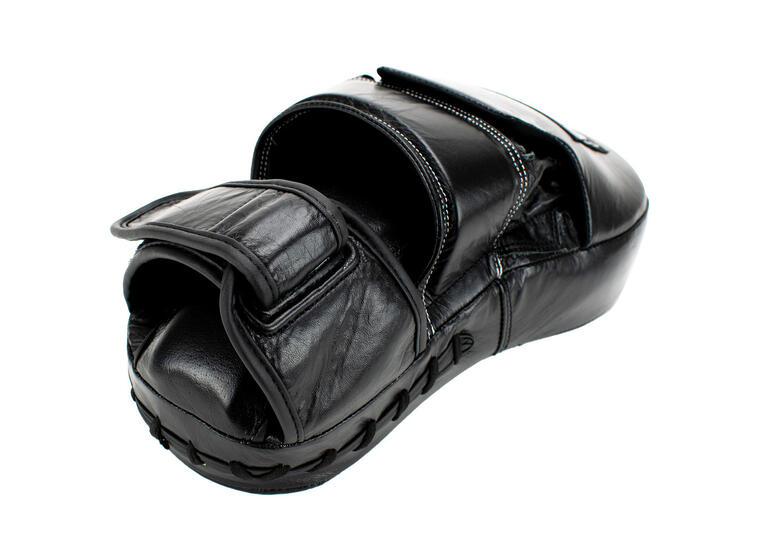 Super Pro Long Curved Punch Pads 1 par treningspads | svart/ hvit 