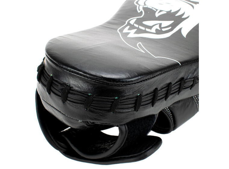 Super Pro Long Curved Punch Pads 1 par treningspads | svart/ hvit 