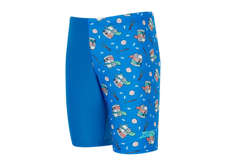 Super Sushi Midi Jammer Badebukse 104cm Zoggs | Blå/Flerfarget | Ecolast 