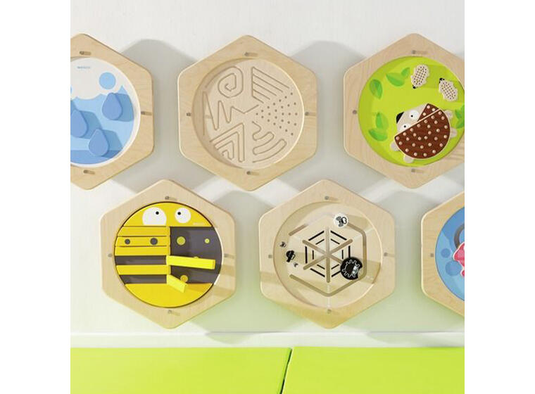 Veggpanel Hexagon Vann 48 x 54 x 7 cm 