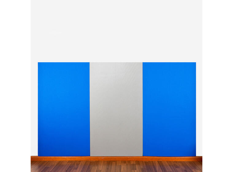 Veggpolstring | Grå 200x100x3 cm 