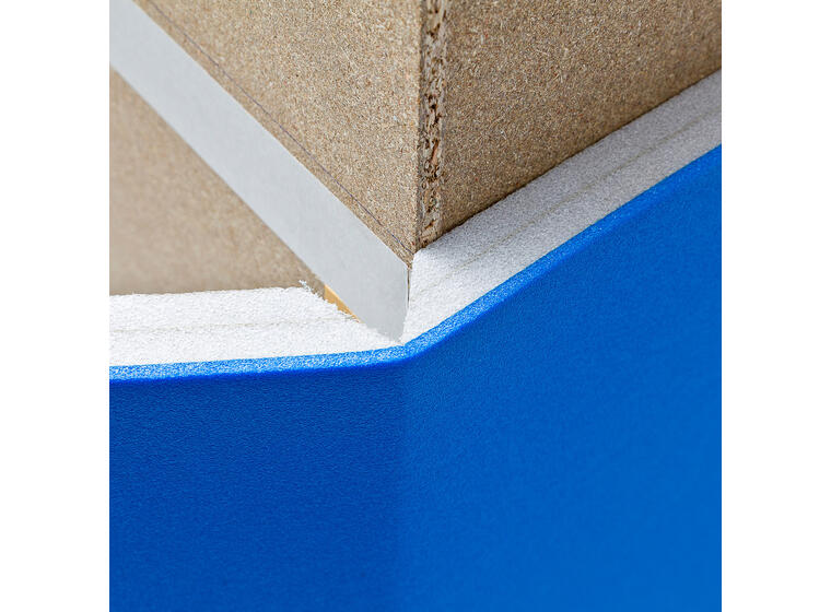 Veggpolstring | Grå 200x100x3 cm 